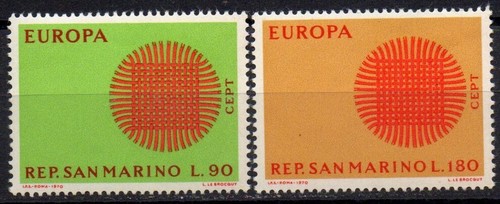 San marino 1970 europa - san, serie