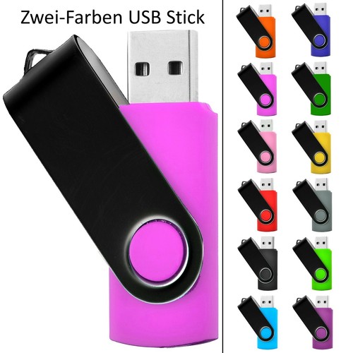 Chiavetta usb bicolore swivel - ,