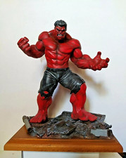 HULK ROSSO STATUA RESINA RE-CAST CUSTOM 24 cm PEZZO UNICO RED HULK