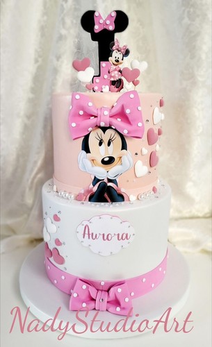 Torta scenografica minnie - torta,
