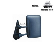 SPECCHIO RETROVISORE SINISTRO SX BRACCIO CORTO ADATTO A IVECO DAILY 1989 AL 1999