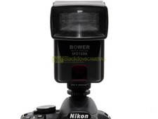 Nikon flash Bower Auto fucus  SFD728N i-TTL con digitali. N° guida 28 a 100 ISO.