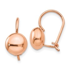Orecchini in oro rosa 14 kt