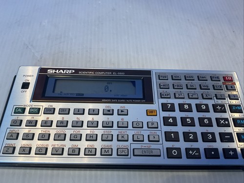 Sharp 5500vintage - sharp, el-5500vintage