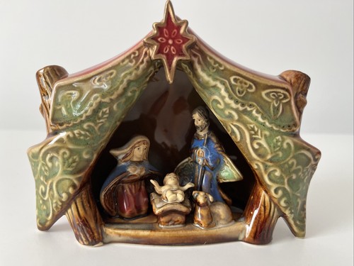 Nativity scene ornament - scene,