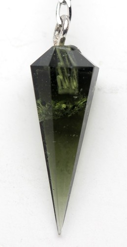 Pendolo moldavite meteorite - moldavite,