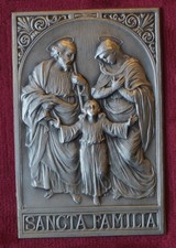 Sacra Famiglia Placca Icona