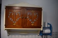 PENSILE CUCINA IN LEGNO CONTRY SHABBY PROVENZALE