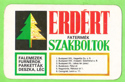 Calendario tascabile ungherese