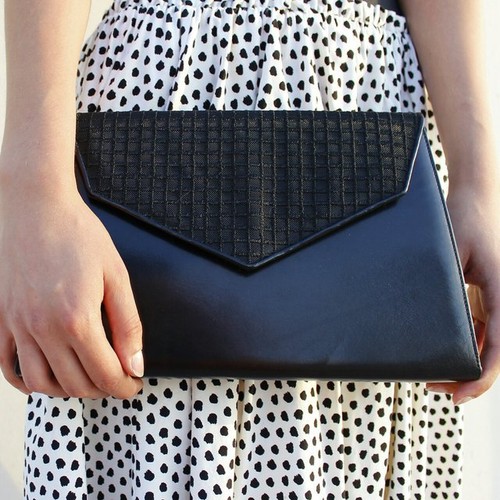 Borsa pochette vintage - , nera