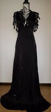 abito lungo nero taglia 40 Ferre