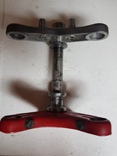 Piantone lungo 20 cm. con piastra forcella x steli da 28 