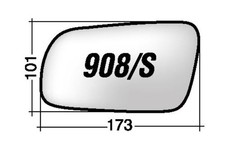 Per Seat Arosa fino 1997 Vetro