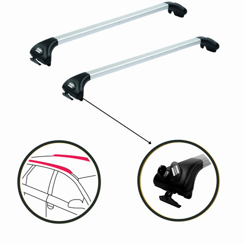 Barre portapacchi argento amos - barre,