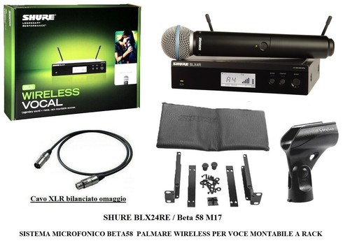 Shure blx24re beta 58 - shure, /