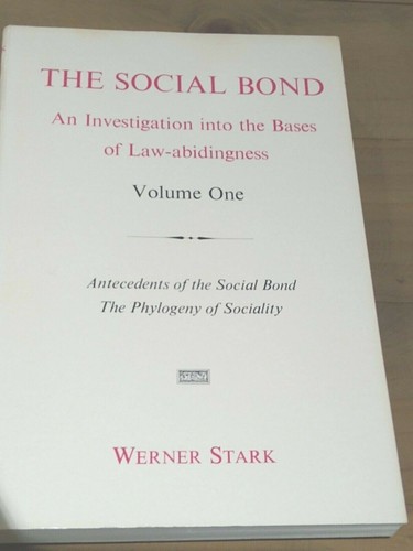 The social bond an - social, –