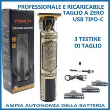 macchinetta per capelli professionale tagliacapelli regolabarba elettrico USB-C
