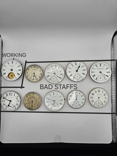 Lotto orologi tasca - lotto, waltham