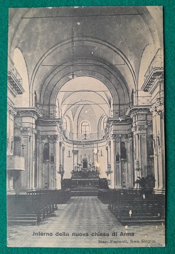 Cartolina san remo chiesa - remo, di
