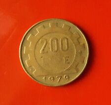 200 LIRE 1979 ERRORE - NON DEFINITA (TESTA PELATA - SENZA FIRMA E LIR) [H177]