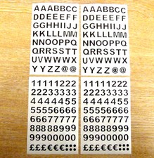 Lettere Numeri Adesivi Vinile