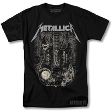 Maglietta Metallica Heavy Metal Rock Music Concert Tour Vntg Graphic Design
