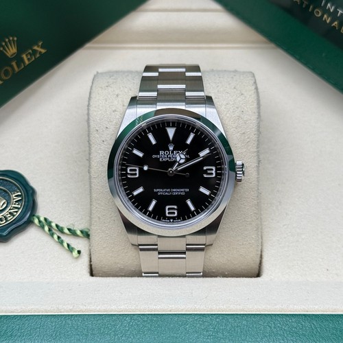 Rolex explorer black dial - rolex,