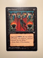 Magic MTG • Rito Oscuro (Dark Ritual) • Ice Age • C • ITA • MINT