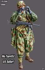 Modellino in resina 1/16 120 mm ufficiale di fanteria tedesco con kit modellino Binos & Smock 1671