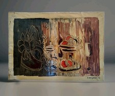 Quadro Olio Su Tela Opera