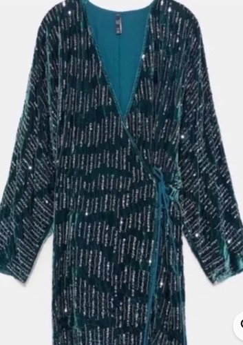 Abito zara teal con - abito,