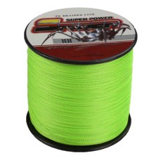 Spider 100M-2000M Lenza da Pesca Intrecciata Verde Fluorescente Superba Dinema 6LB-500LB