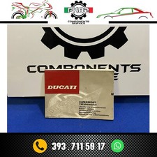 LIBRETTO USO E MANUTENZIONE DUCATI SUPERSPORT 750 DESMODUE 1992 USATO 5 LINGUE