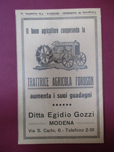 Trattrice agricola fordson - agricola,