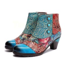 Stivaletti donna floreali