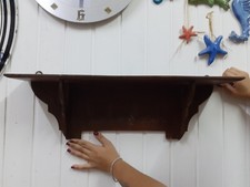 Antica Epoca Mensola In Legno