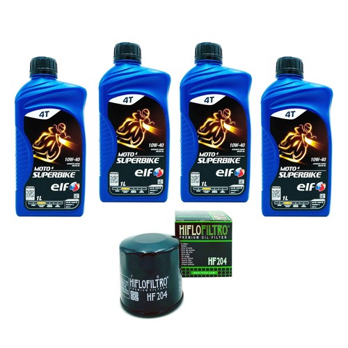 Kit tagliando olio elf moto4 - tagliando,
