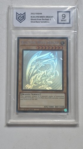 Blue eyes white dragon - eyes, ghost