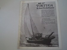 advertising Pubblicità 1974 MS 27' TORTUGA - AUTOMARINE ING. VITTO - TRIUGGIO