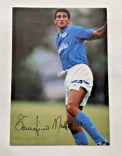 CARTOLINA NAPOLI MASSIMO TARANTINO ULTRAZZURRO STADIO VOIELLO 1991 1992
