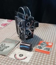 Macchina fotografica pellicola Bolex Paillard 2x8mm 8 funzionante + obiettivo film camera