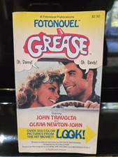 Olivia Newton-John John Travolta GREASE Photonovel Book Very Good! 1978 1st Edn
