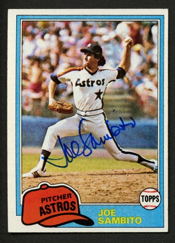 Joe sambito 385 signed - #385,