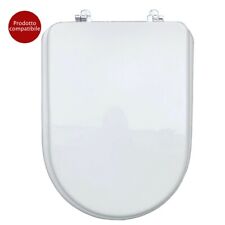 Copriwater sedile wc serie Sintesi Cesame in resina poliestere colata bianco 