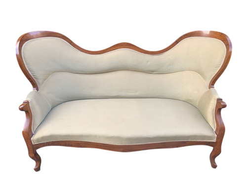 Antico divano canape in - in, noce