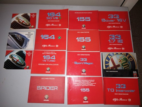 Raccolta alfa romeo libretto - romeo,