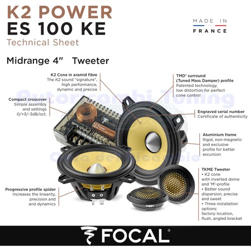 Focal power es100ke sistema - power,