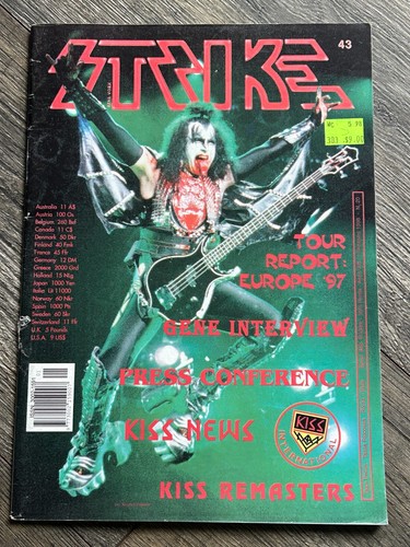 Kiss fanzine magazine - kiss,