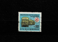 12184- Francobollo da donazione Croce Rossa nella DDR. Croce Rossa Cenerentola, Germania Est