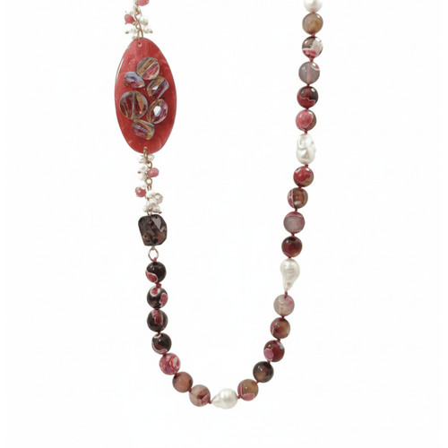 Collana bouganville con - "bouganville",
